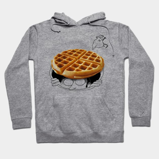 Waffle - manhole cover Hoodie by MassimoFenati